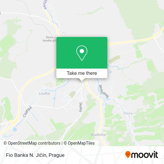 Fio Banka N. Jičín map