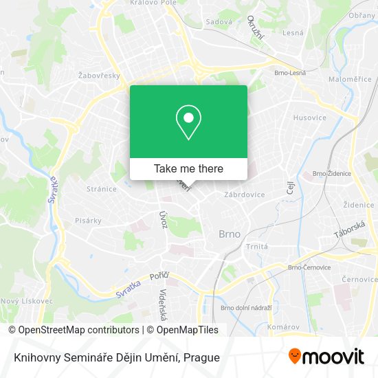 Knihovny Semináře Dějin Umění map