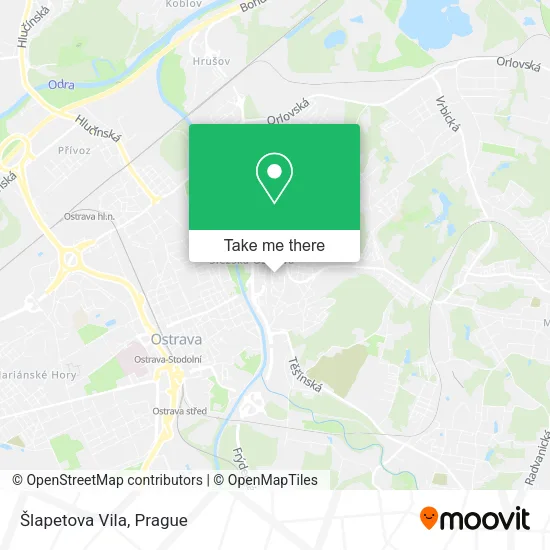 Карта Šlapetova Vila