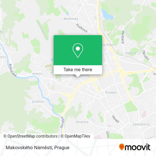 Makovského Náměstí map