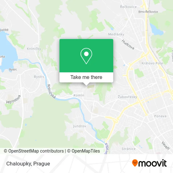 Карта Chaloupky