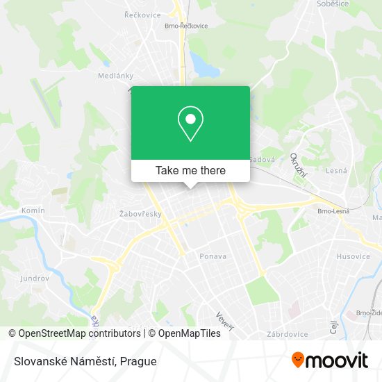 Slovanské Náměstí map