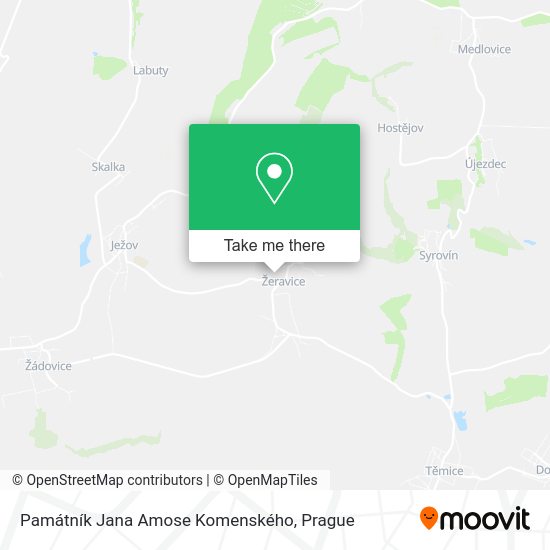 Památník Jana Amose Komenského map