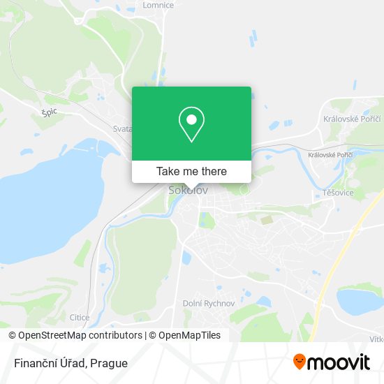 Finanční Úřad map
