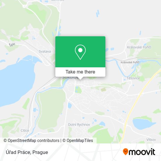 Úřad Práce map