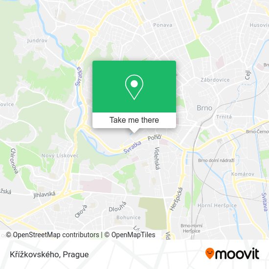 Křížkovského map