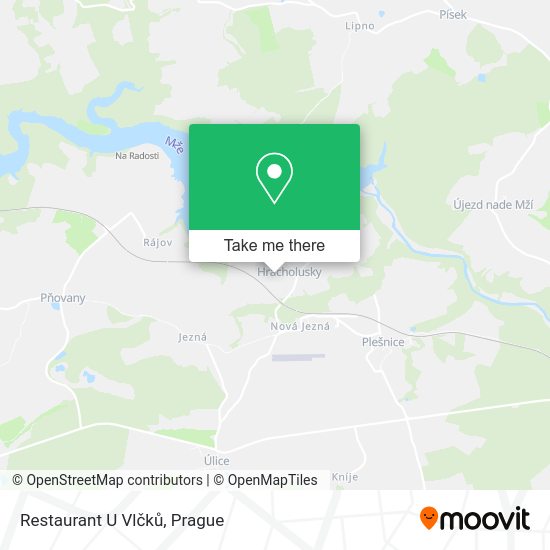 Карта Restaurant U Vlčků