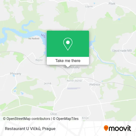 Карта Restaurant U Vlčků