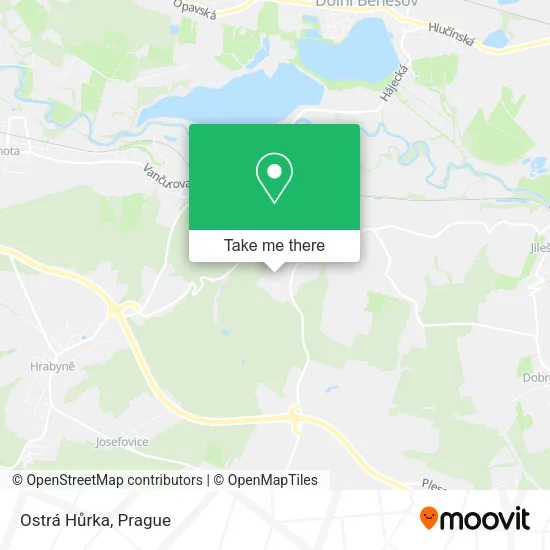 Карта Ostrá Hůrka