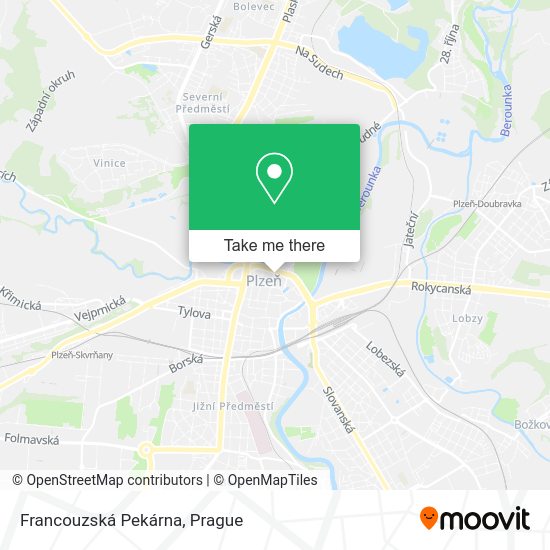 Francouzská Pekárna map