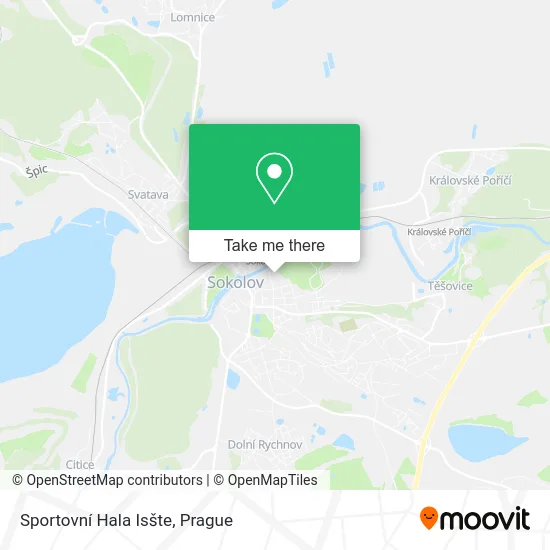 Карта Sportovní Hala Isšte