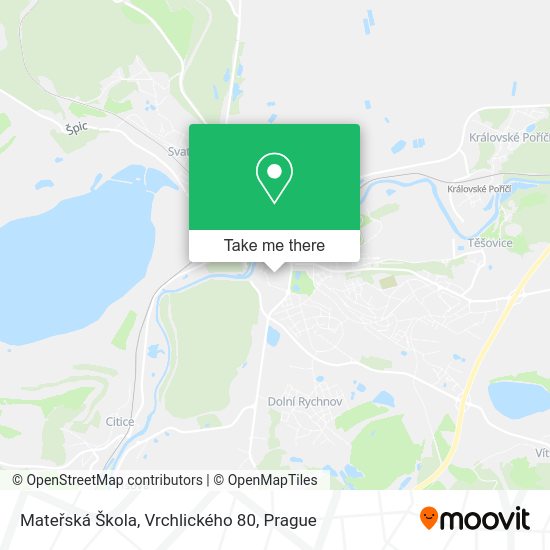 Mateřská Škola, Vrchlického 80 map