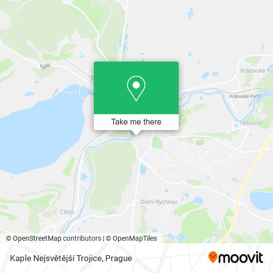 Kaple Nejsvětější Trojice map