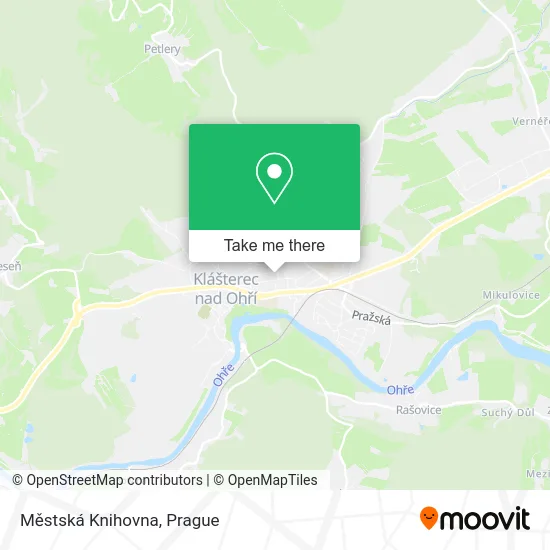 Карта Městská Knihovna