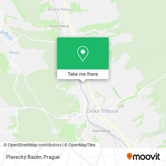 Plavecký Bazén map