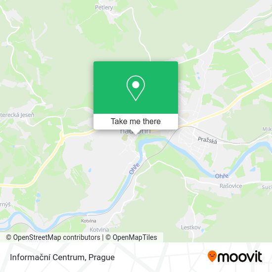 Informační Centrum map