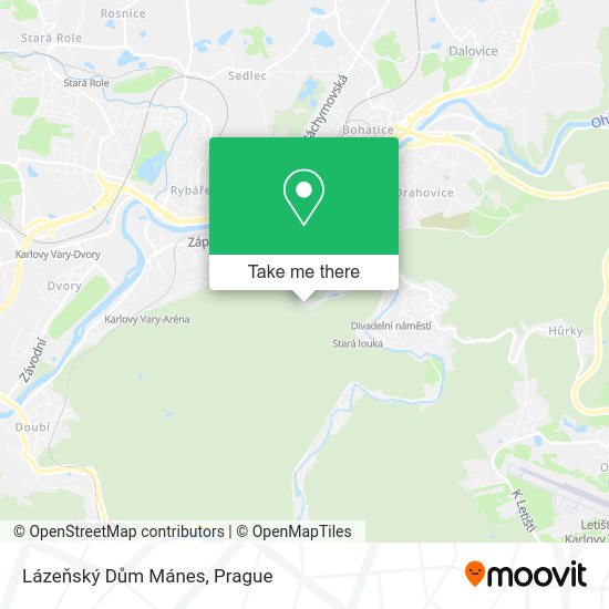 Lázeňský Dům Mánes map