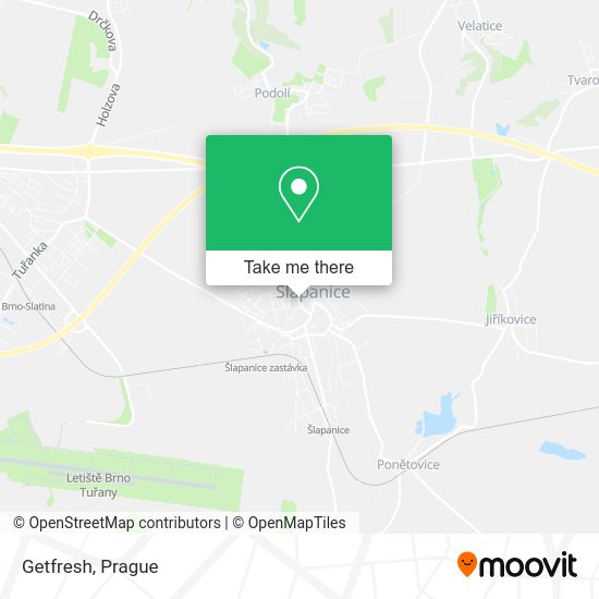 Getfresh map