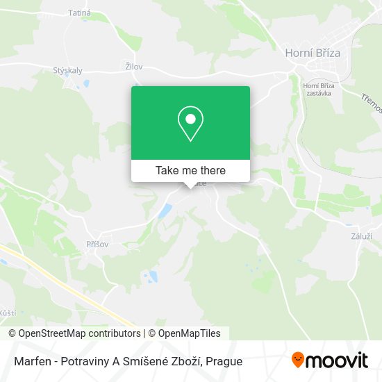 Marfen - Potraviny A Smíšené Zboží map