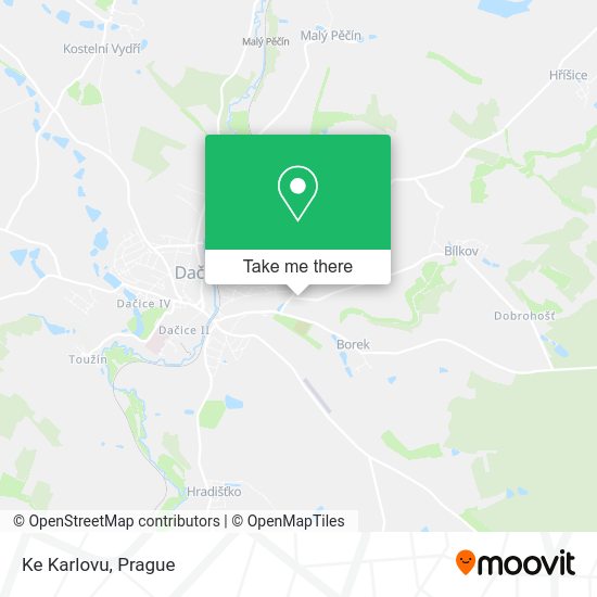 Ke Karlovu map