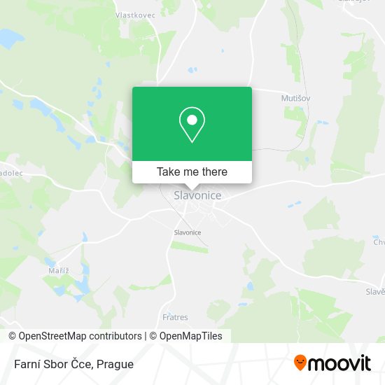 Farní Sbor Čce map