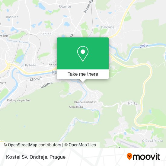 Kostel Sv. Ondřeje map