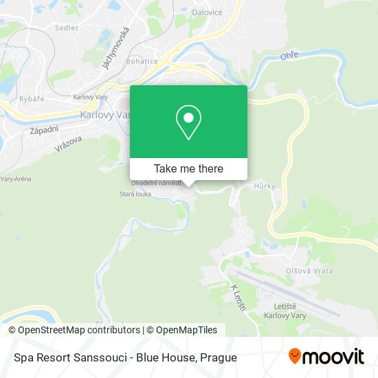 Spa Resort Sanssouci - Blue House map