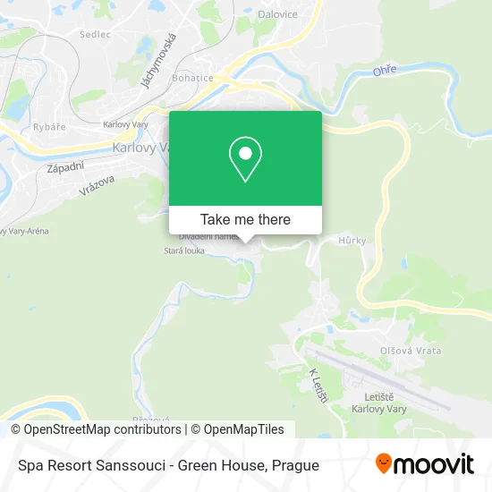 Карта Spa Resort Sanssouci - Green House