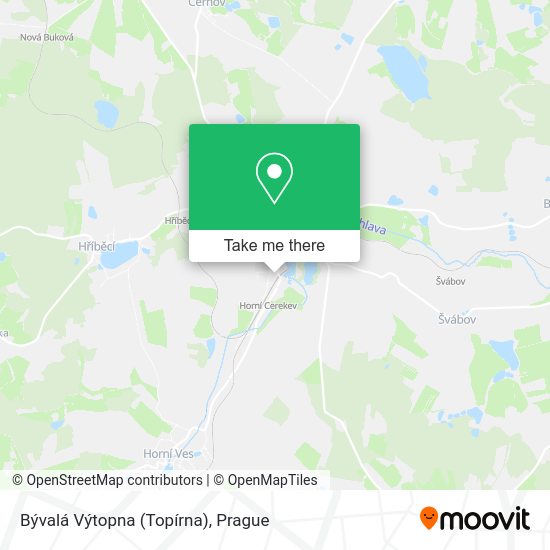 Bývalá Výtopna (Topírna) map