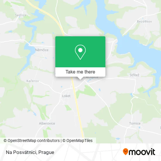 Карта Na Posvátnici