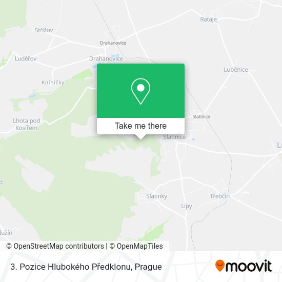 3. Pozice Hlubokého Předklonu map