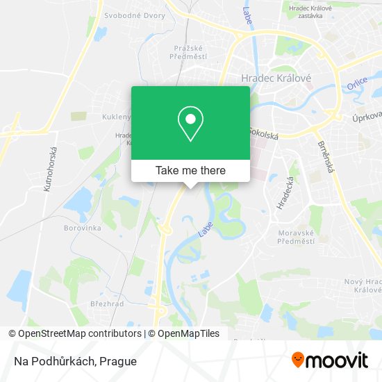 Карта Na Podhůrkách