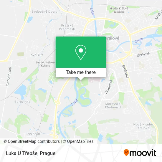Карта Luka U Třebše
