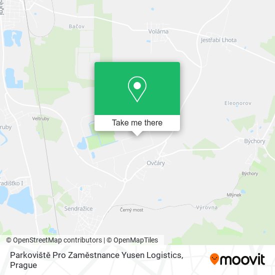 Parkoviště Pro Zaměstnance Yusen Logistics map