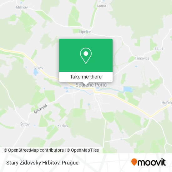 Starý Židovský Hřbitov map