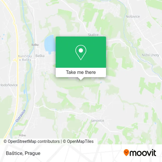Карта Baštice