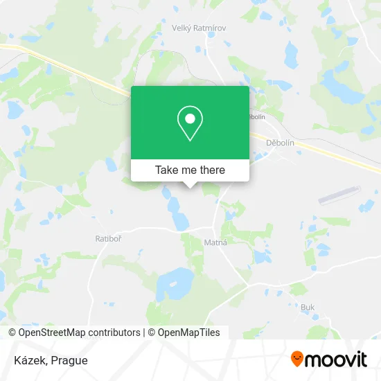 Kázek map