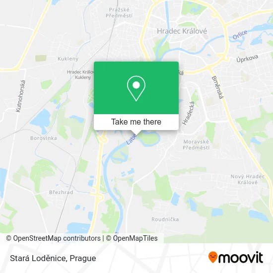 Карта Stará Loděnice
