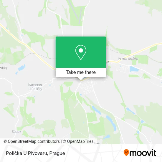 Карта Polička U Pivovaru