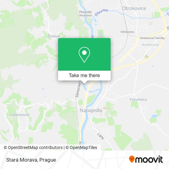 Карта Stará Morava
