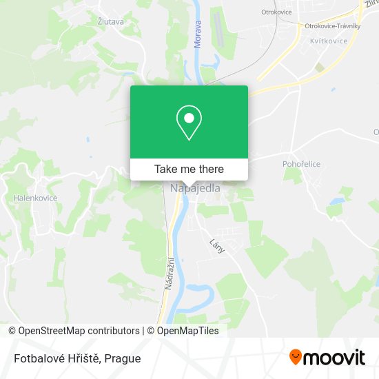 Fotbalové Hřiště map