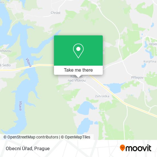 Obecní Úřad map