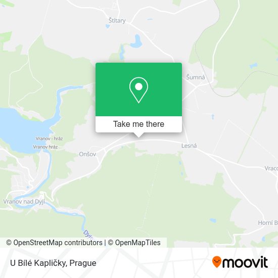 U Bílé Kapličky map