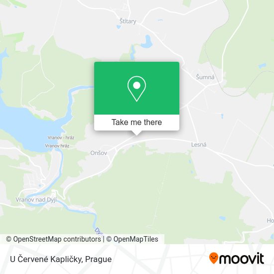 U Červené Kapličky map