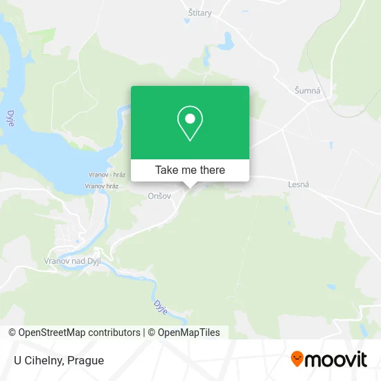 Карта U Cihelny