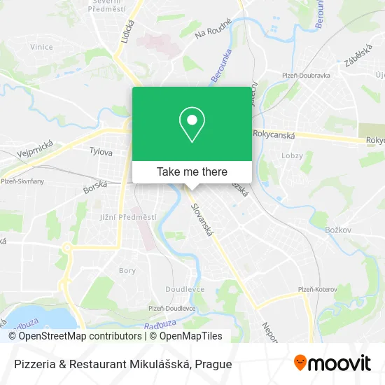 Карта Pizzeria & Restaurant Mikulášská