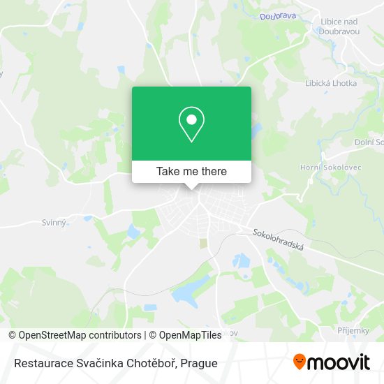Restaurace Svačinka Chotěboř map