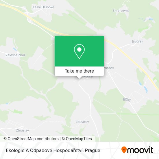 Ekologie A Odpadové Hospodářství map
