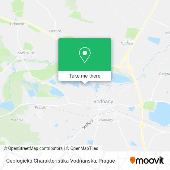 Карта Geologická Charakteristika Vodňanska