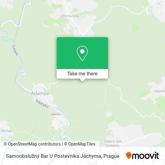 Samoobslužný Bar U Postevníka Jáchyma map